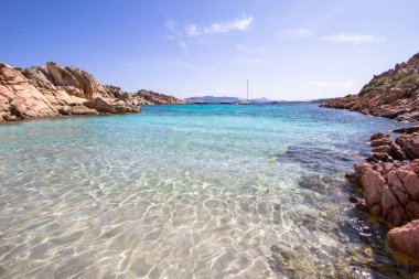 Cala Coticcio Beach, Sardunya, İtalya