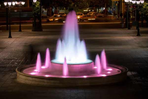 Fontein op het Syntagmaplein, Athene, Griekenland — Stockfoto