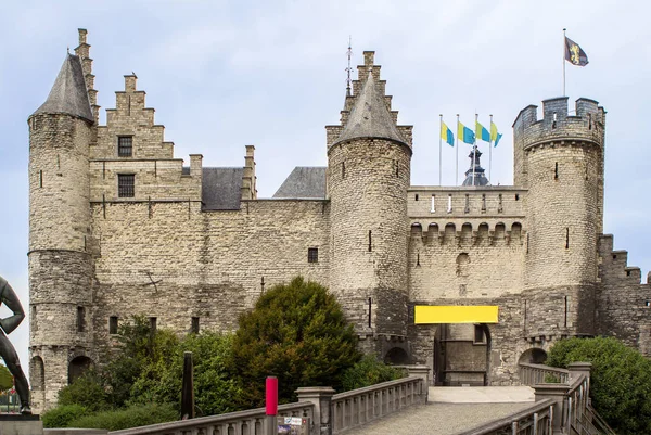 Замок в Антверпене, Бельгия — стоковое фото