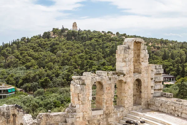 Antiguo teatro, Atenas, Grecia — Foto de Stock