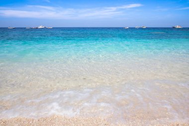 Cala Mariolu, bir plaj 'Golfo di Orosei', Sardunya, İtalya