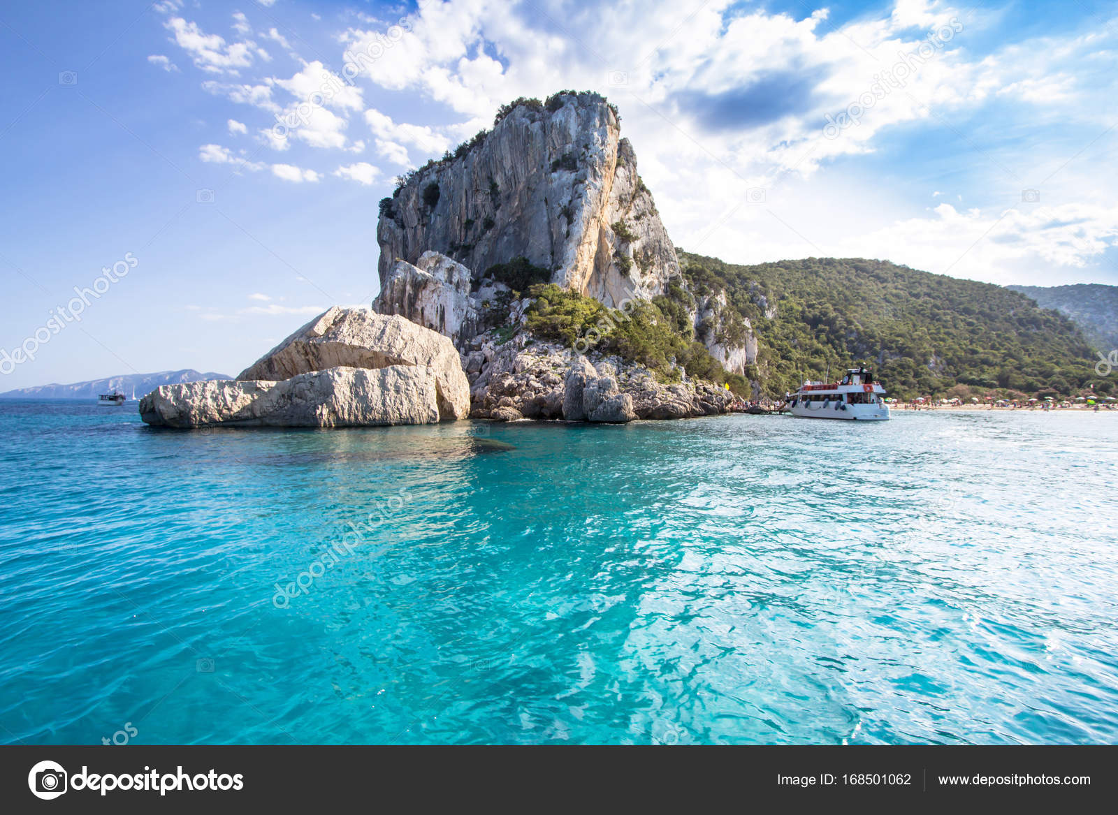Spiaggia Di Cala Luna Sardinia Italy Stock Photo Cahkt