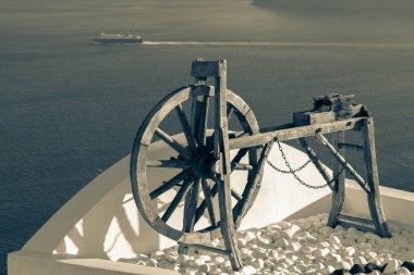 Çıkrık, Santorini, Yunanistan