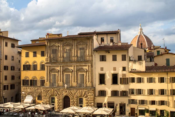 Piazza Della Signoria in Florence, Italië — Stockfoto