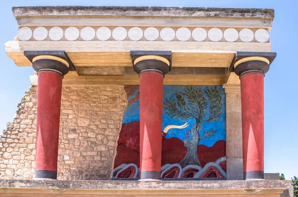 Knossos Palast, Beton, Griechenland — Stockfoto