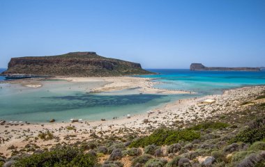 Balos plaj Crete, Yunanistan