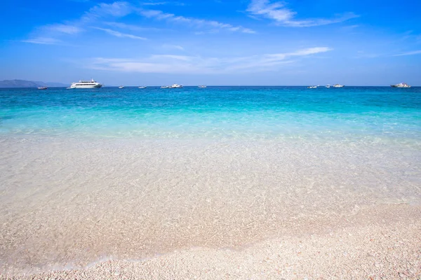 Cala Mariolu Una Playa Golfo Orosei Cerdeña Italia — Foto de Stock