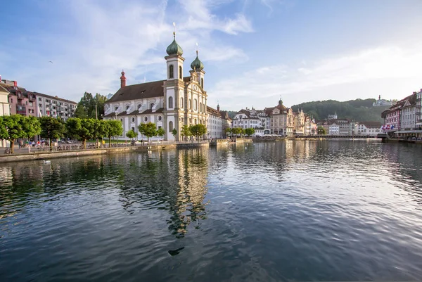 Jesuit Church, Luzern, Schweiz — Stockfoto