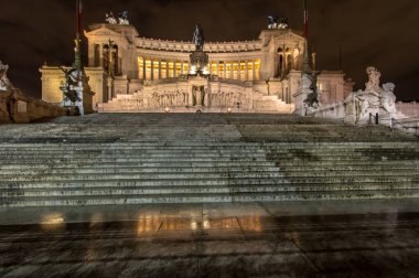Roma, İtalya 'daki Piazza Venezia