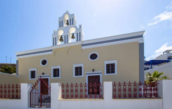 Chiesa ortodossa a Santorini, Grecia — Foto Stock