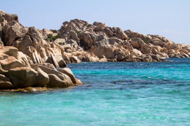 Cala Coticcio Beach, Sardunya, İtalya