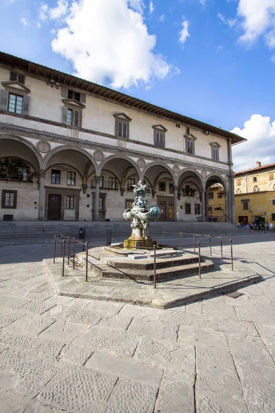 Santissima Annunziata plein, Florence, Italië — Stockfoto