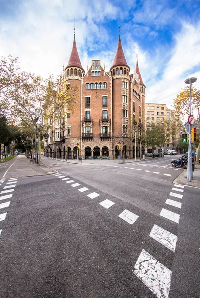 Casa de les punxes στη Βαρκελώνη — Φωτογραφία Αρχείου