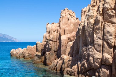 Rocca Rossa Sardunya Adası, Italia