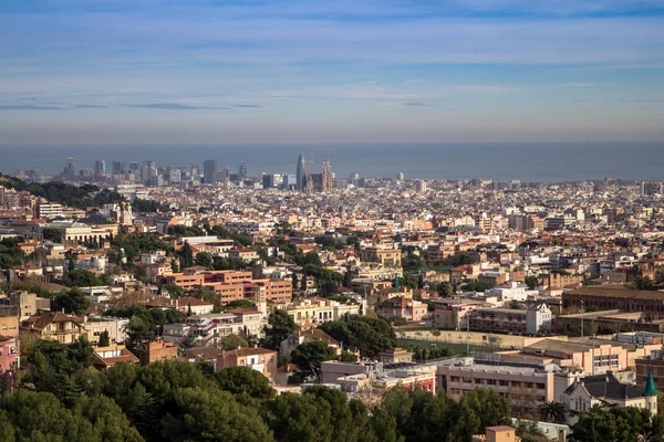 Panorama Barcelona, İspanya — Stok fotoğraf