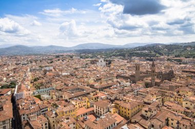 Floransa, İtalya üzerinden güzel panorama görünüm