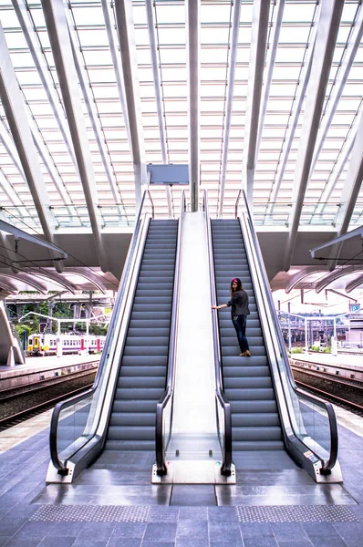 リエージュ、ベルギーの鉄道駅 — ストック写真