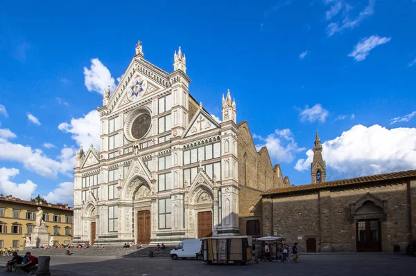 Basilica di Santa Croce, Florencja, Włochy — Zdjęcie stockowe