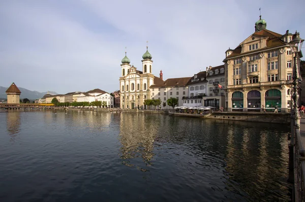 Gereja Jesuit, Lucerne, Swiss — Stok Foto