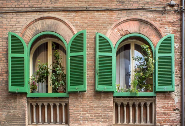 ピサ、イタリアの典型的な建物外観 — ストック写真