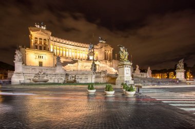 Roma, İtalya 'daki Piazza Venezia
