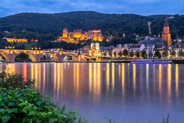 Vista al castillo, Heidelberg, Alemania — Foto de Stock