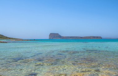 Balos plaj adada Crete, Yunanistan