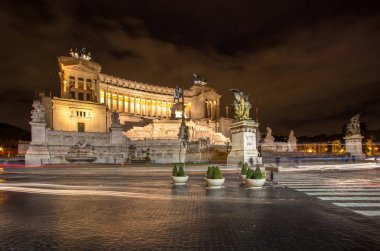 Roma, İtalya 'daki Piazza Venezia