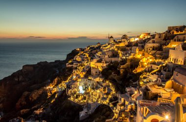 Alacakaranlık Santorini, Yunanistan