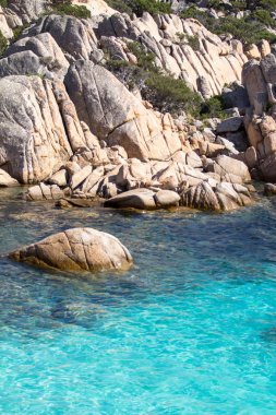 Cala Coticcio Beach, Sardunya, İtalya