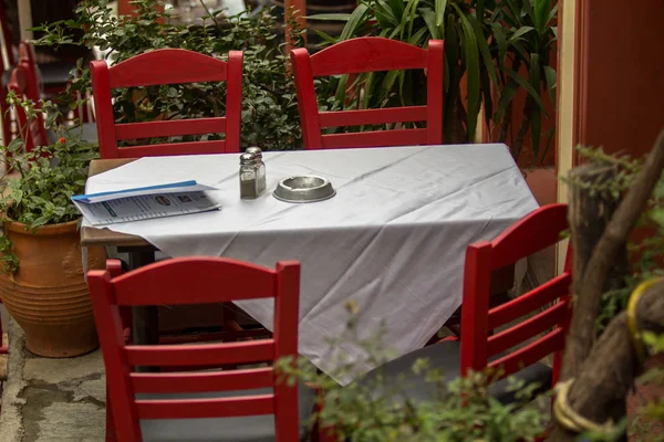 Café callejero, Atenas, Grecia — Foto de Stock