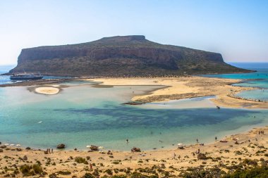 Balos plaj Crete, Yunanistan