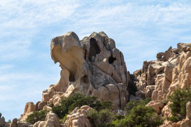 Görünüm ayı kaya, Sardunya, İtalya