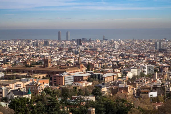 Панорама Барселони, Іспанія — стокове фото