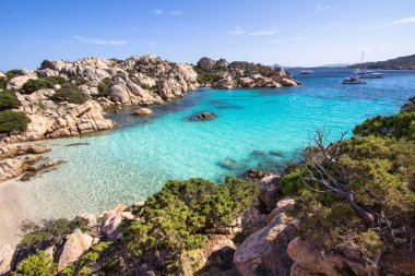 Cala Coticcio Beach, Sardunya, İtalya