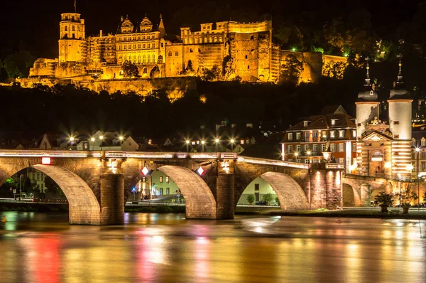 Pohled do zámku, Heidelberg, Německo — Stock fotografie