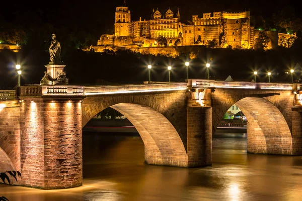 Pohled do zámku, Heidelberg, Německo — Stock fotografie