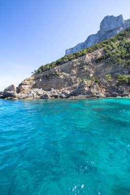 Cala Mariolu, bir plaj 'Golfo di Orosei', Sardunya, İtalya