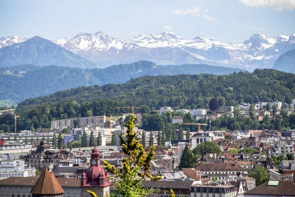 Město Lucern, Švýcarsko — Stock fotografie