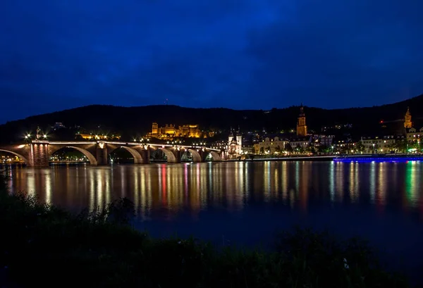Vista al castillo, Heidelberg, Alemania — Foto de Stock