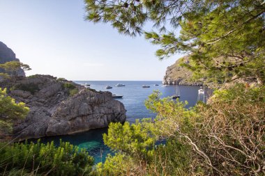 Bağlantı noktası Sa Calobra Mallorca, İspanya 
