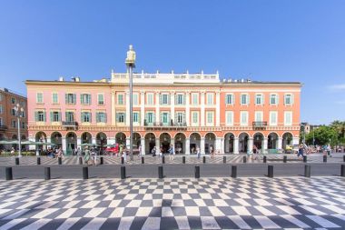 Plaza massena square Nice, Fransa 