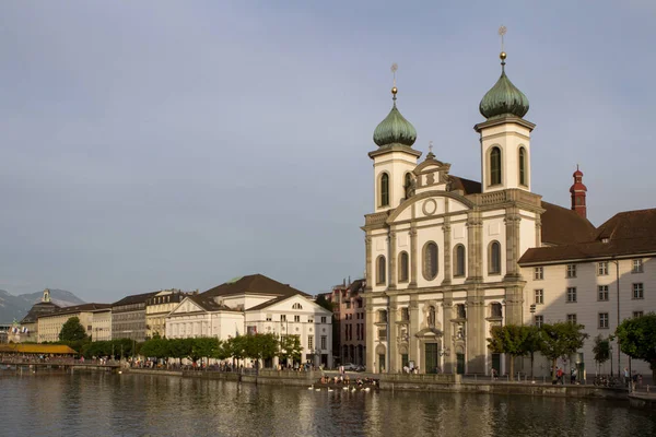 Kościół Jezuitów, Lucerna, Szwajcaria — Zdjęcie stockowe