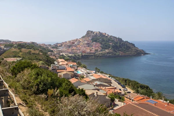 Średniowiecznego miasta castelsardo, Sardynia, Włochy — Zdjęcie stockowe