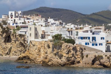 Eski şehrin Ibiza, İspanya 