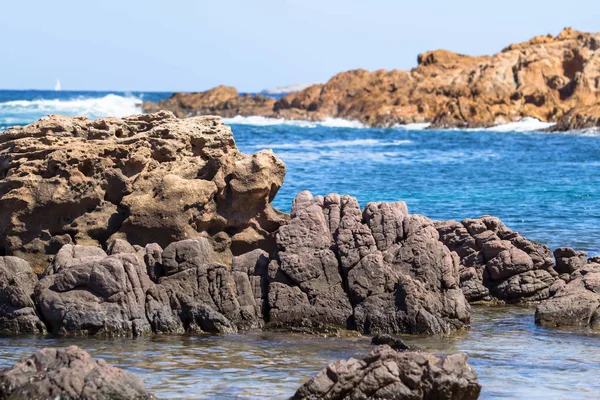 Seascape nära Cala Pregonda, Menorca, Spanien — Stockfoto