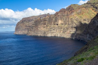 Los Gigantes Uçurumu, Tenerife, İspanya 