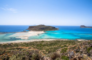 Balos plaj Crete, Yunanistan