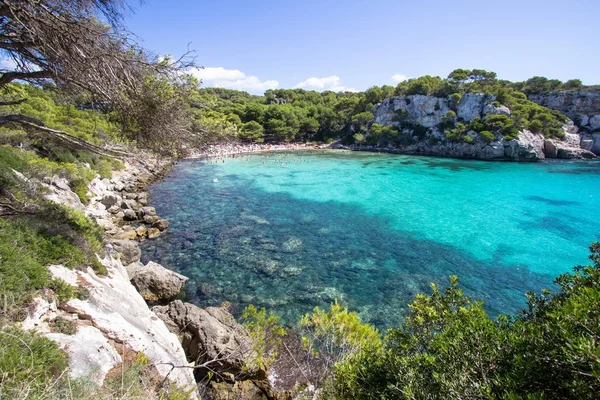 Macarella beach, Menorca, Spanje — Stockfoto