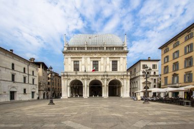 Piazza Loggia Brescia, İtalya